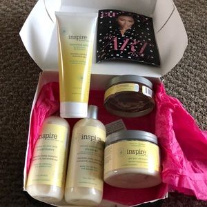 Curlbox with 5 full sized “Inspire” products